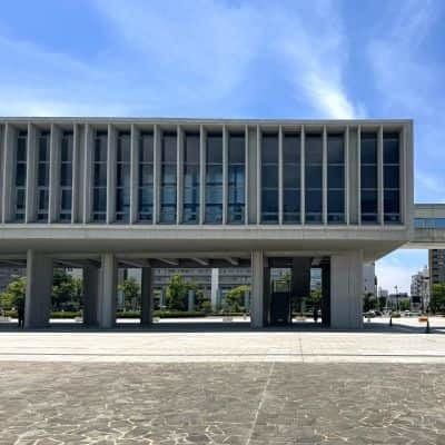 中四国の名建築の一つ建築家丹下健三による今治市庁舎