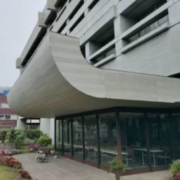 瀬戸内の名建築の一つ建築家丹下健三による旧倉敷市庁舎