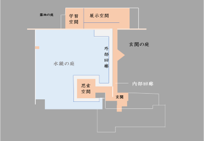 鈴木大拙館館内案内図