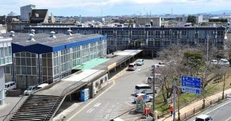 鳴門市民会館と鳴門市役所