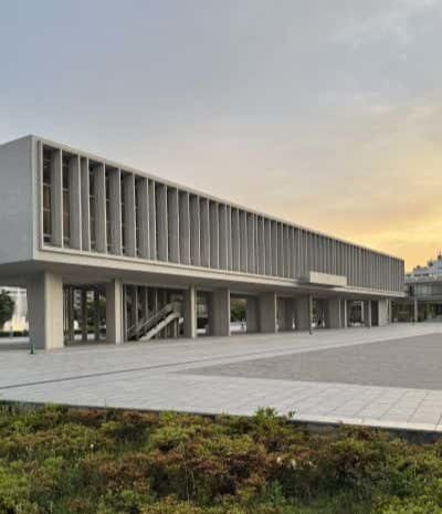 瀬戸内の名建築の一つ建築家丹下健三による平和記念資料館
