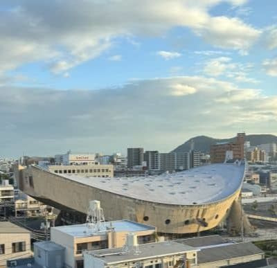 瀬戸内の名建築の一つ建築家丹下健三による旧香川県立体育館