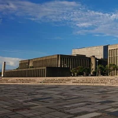 瀬戸内の名建築の一つ建築家増田友也による鳴門市文化会館